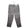 100% cotton grey cargo pants